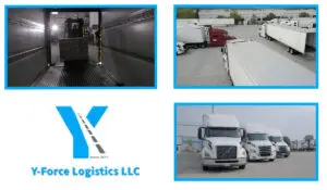 Cargo trucks for freight shipping. Innovative 3PL tech for supply chain success.