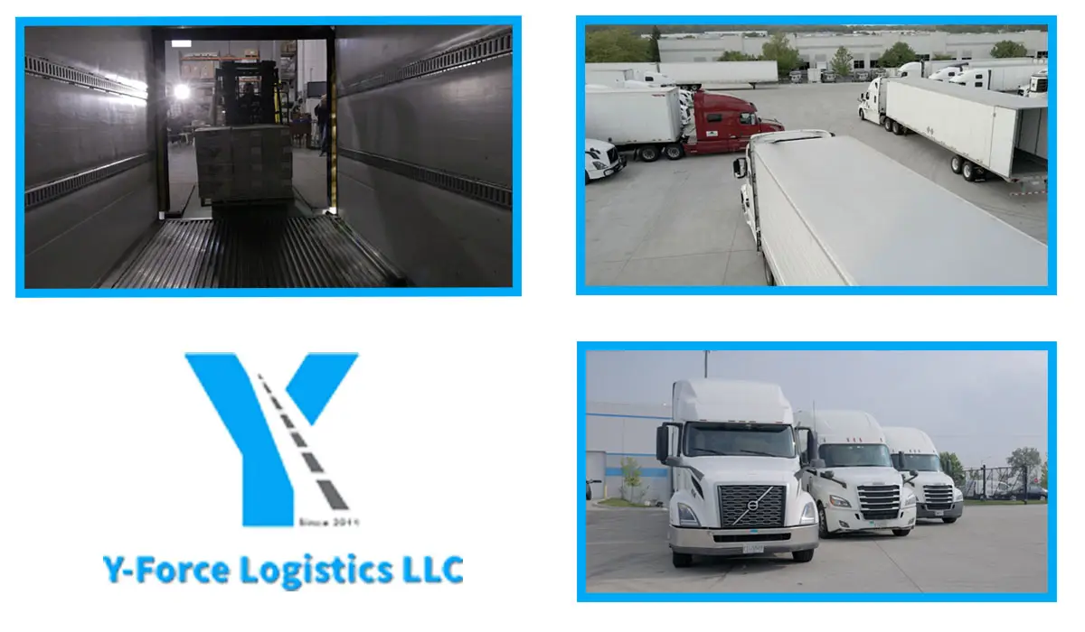 Cargo trucks for freight shipping. Innovative 3PL tech for supply chain success.
