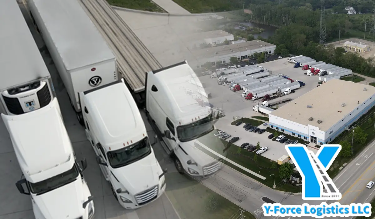 cargo trucks for supply management in logistics